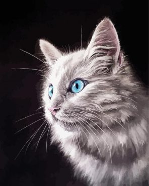 Pastel Kitty Paint By Numbers