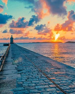 Guernsey Path Sea Paint By Numbers