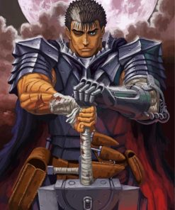 Guts Berserk Paint By Numbers