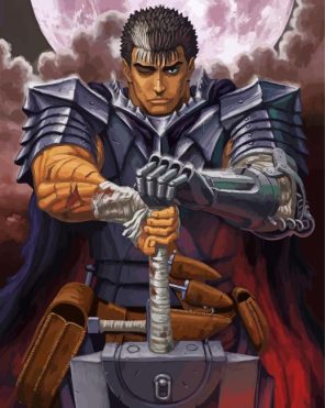 Guts Berserk Paint By Numbers