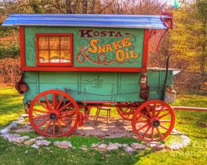 Gypsy Wagon Paint By Numbers