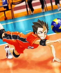 Haikyuu Nishinoya Player Paint By Numbers