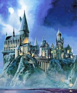 Hogwarts Castle Art Paint By Numbers