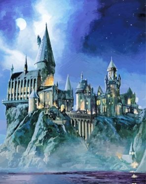 Hogwarts Castle Art Paint By Numbers