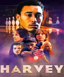 Harvey Movie Poster Paint By Numbers