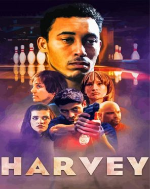 Harvey Movie Poster Paint By Numbers