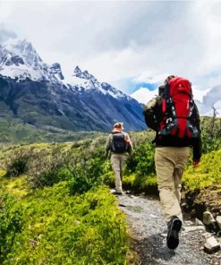 Hiking Mountain Paint By Numbers