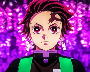 Tanjiro Kamado Anime Paint By Numbers