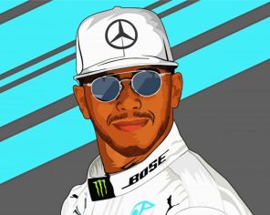 Lewis Hamilton Paint By Numbers