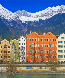 Innsbruck Houses Paint By Numbers