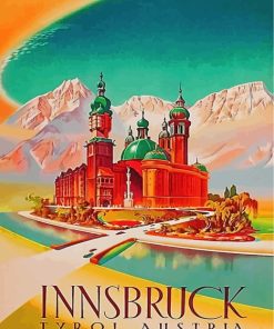 Innsbruck Poster Paint By Numbers