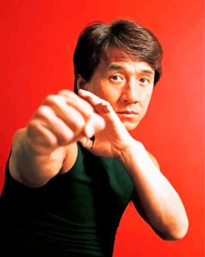 Jackie Chan Actor Paint By Numbers