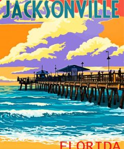 Jacksonville Poster Paint By Numbers