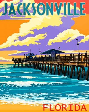 Jacksonville Poster Paint By Numbers