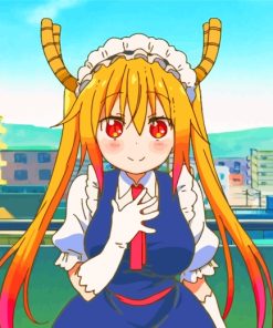 Tohru Kobayashi Anime Paint By Numbers