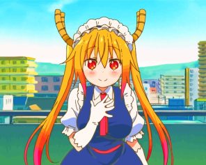 Tohru Kobayashi Anime Paint By Numbers