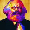 Colorful Karl Max Paint By Numbers