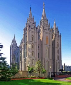 Utah Temple Paint By Numbers