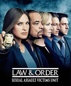 Law And Order Poster Paint By Numbers