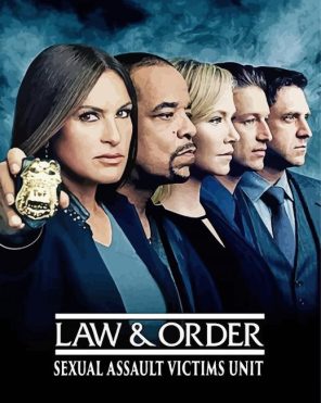 Law And Order Poster Paint By Numbers