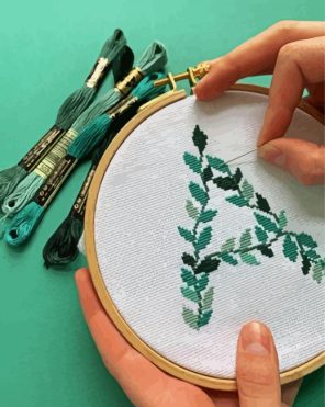 Antique Cross Stitch Paint By Numbers