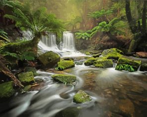 Australia Waterfall Paint By Numbers