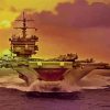 Artistic Military Ship Paint By Numbers