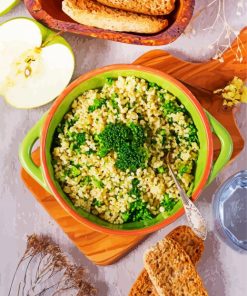 Millet With Broccoli Paint By Numbers