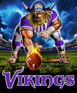 Minnesota Viking Paint By Numbers