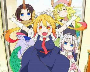 Dragon Maid Manga Paint By Numbers