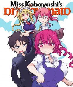 Dragon Maid Poster Paint By Numbers