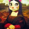 Mona Lisa Kitty Art Paint By Numbers