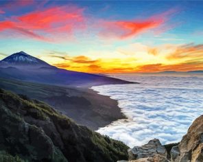 Teide Mountain Paint By Numbers