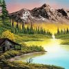 Bob Ross Mountains Paint By Numbers