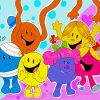 Mr Men And Little Miss Paint By Numbers