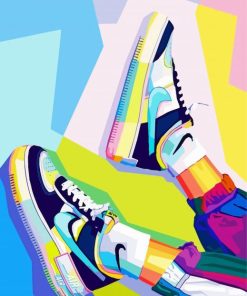 Nike Air Art Paint By Numbers