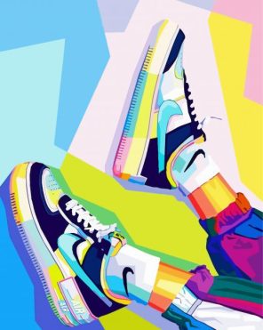 Nike Air Art Paint By Numbers