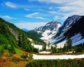 Cascade National Park Paint By Numbers