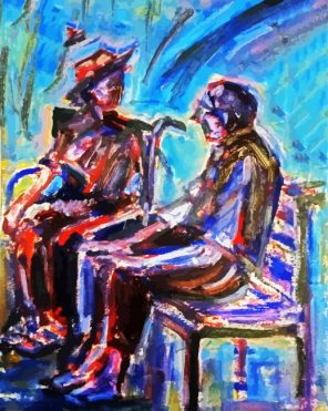 Antique Couple Paint By Numbers