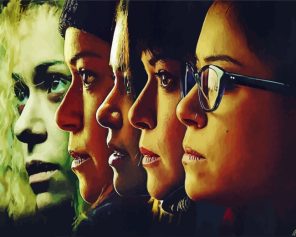 Orphan Black Cast Paint By Numbers