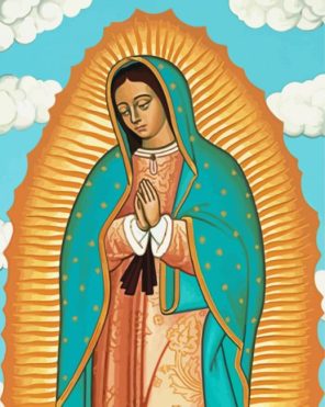 Lady Guadalupe Paint By Numbers