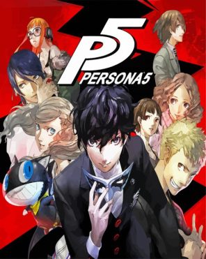 Persona 5 Poster Paint By Numbers