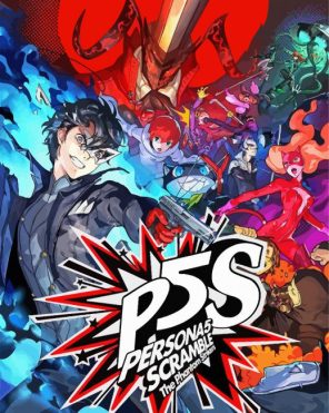 Persona 5 Video Game Paint By Numbers