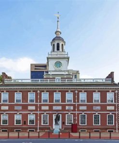 Independence Hall Paint By Numbers