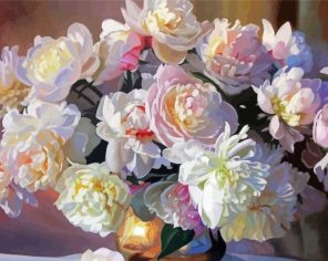 Peony Flowers Paint By Numbers