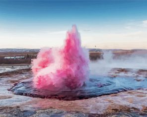 Pinkie Hot Springs Paint By Numbers