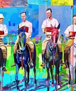 Artistic Polo Players Paint By Numbers