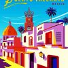 Puerto Vallarta Poster Paint By Numbers