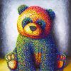 Artistic Puppet Bear Paint By Numbers