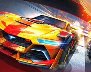 Rocket League Game Paint By Numbers